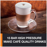 KRUPS EA8298 Cappuccino Bar, Fully Automatic 57-Ounce, Preset drinks, LCD Display, Integrated Milk Froth System