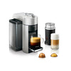 Nespresso by De'Longhi ENV135SAE Vertuo Evoluo Coffee and Espresso Machine Bundle with Aeroccino Milk Frother, Silver