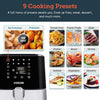 COSORI Stainless Steel Air Fryer (100 Recipes, Rack & 5 Skewers), 5.8Qt Large Air Fryers XL Oven Oilless Cooker, Preheat/Alarm Reminder, 9 Presets, Nonstick Basket, 2-Year Warranty, ETL/UL Listed