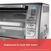 BLACK+DECKER Countertop Convection Toaster Oven, Silver, CTO6335S