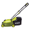 Sun Joe MJ401C-PRO 14-Inch 28-Volt Cordless Push Lawn Mower, w/Rear Discharge Chute