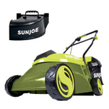 Sun Joe MJ401C-PRO 14-Inch 28-Volt Cordless Push Lawn Mower, w/Rear Discharge Chute