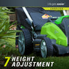 Greenworks 19-Inch 40V Cordless Lawn Mower, 4.0 AH & 2.0 AH Batteries Included 25223