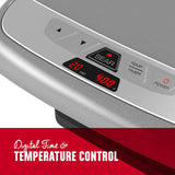 George Foreman GRP4842P Multi-Plate Evolve Grill With Ceramic Grilling Plates  and Waffle Plates, Platinum