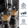 De'Longhi ECAM22110B Super Automatic Espresso, Latte and Cappuccino Machine, Black - Renewed