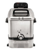 T-fal Deep Fryer with Basket, Stainless Steel, Easy to Clean Deep Fryer, Oil Filtration, 2.6-Pound, Silver, Model FR8000