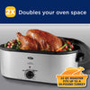 Oster Roaster Oven with Self-Basting Lid | 22 Qt, Stainless Steel