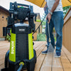 Sun Joe SPX3001 2030 PSI 1.76 GPM 14.5 AMP Electric Pressure Washer with Hose Reel, Green